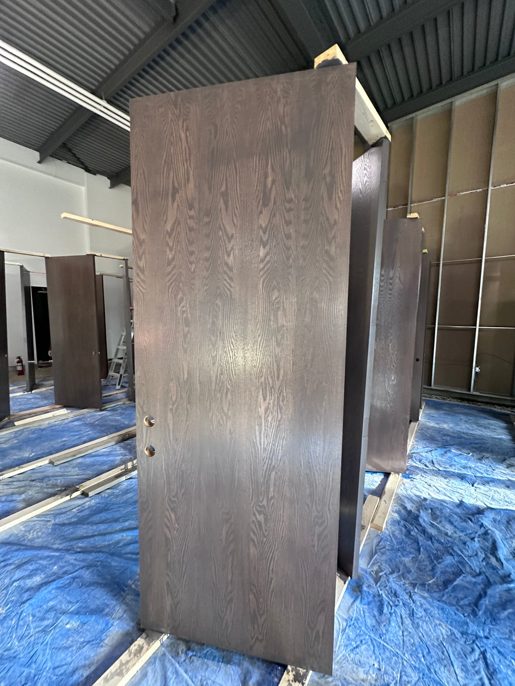 Before & After - Stain & Lacquer Doors